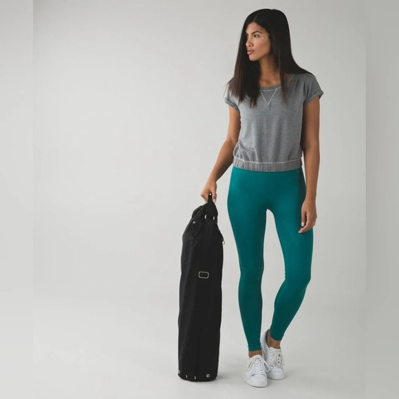Lululemon Zone In Tight Forage  Teal - Picture 4 of 8